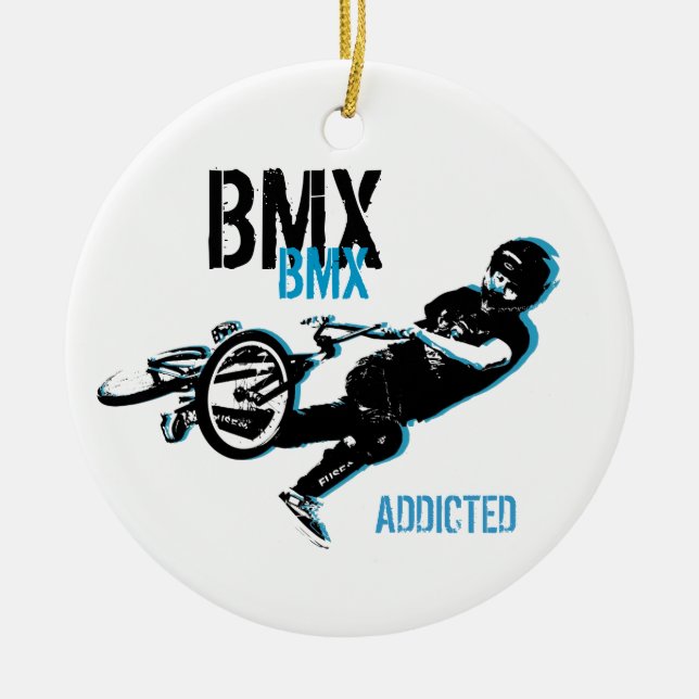 Ornamento navideño BMX (Frente)