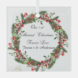 Ornamento navideño casado