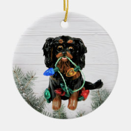 Ornamento navideño Cavalier King Charles Spaniel