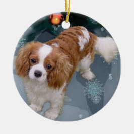 Ornamento navideño Cavalier King Charles Spaniel