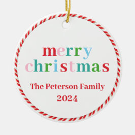 Ornamento navideño colorido