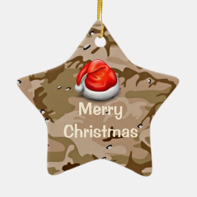 Ornamento navideño con estrella de la arena del de (Atrás)