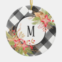 Ornamento navideño con pasta de búfalo y mistletoe