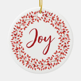 Ornamento navideño corporativo de las Berries Roja