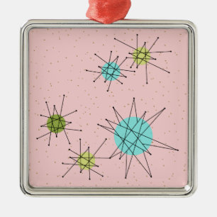 Ornamento navideño de alucinaciones atómicas de
