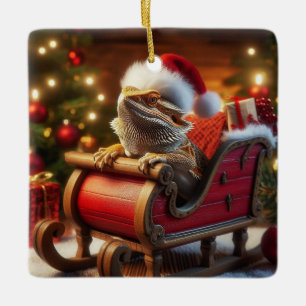 Ornamento navideño de Beardie