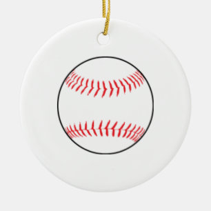Ornamento navideño de béisbol