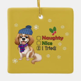 Ornamento navideño de Blenheim Cavalier