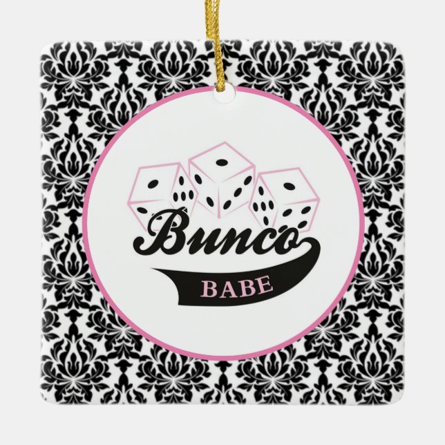 Ornamento navideño de Bunco Babe (Anverso)