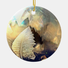 Ornamento navideño de burbuja de hielo