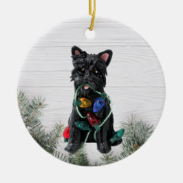 Ornamento navideño de Cairn Terrier
