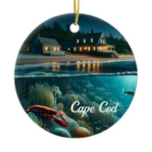 Ornamento navideño de Cape Cod