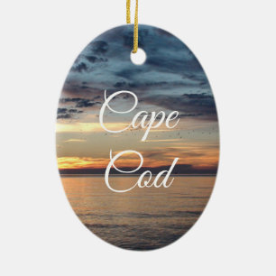 Ornamento navideño de Cape Cod Souvenier Keepsake