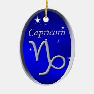 Ornamento navideño de Capricornio