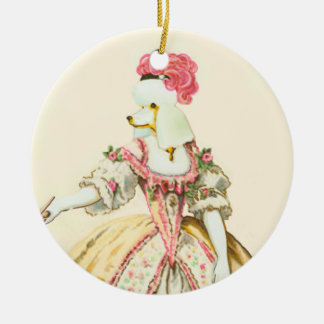 Ornamento navideño de caramelo blanco Marie Antoin