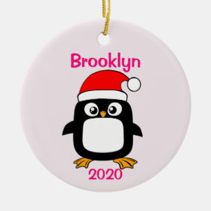 Ornamento navideño de Chica personalizado