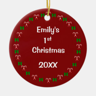 Ornamento navideño de citas personalizado