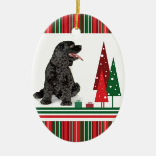 Ornamento navideño de Cocker Spaniel