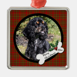 Ornamento navideño de Cocker Spaniel