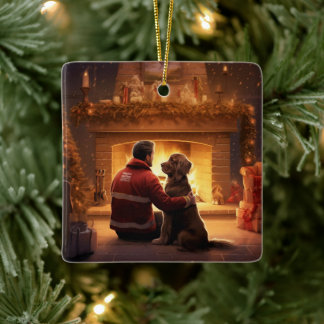 Ornamento navideño de Cocker Spaniel, Mascota de F