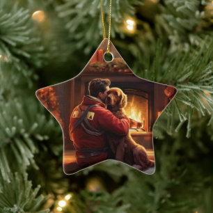 Ornamento navideño de Cocker Spaniel, Mascota de F
