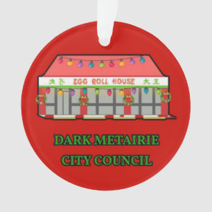 Ornamento navideño de Dark Metairie