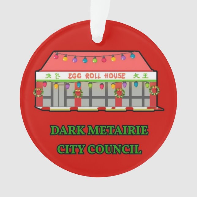 Ornamento navideño de Dark Metairie (Anverso)