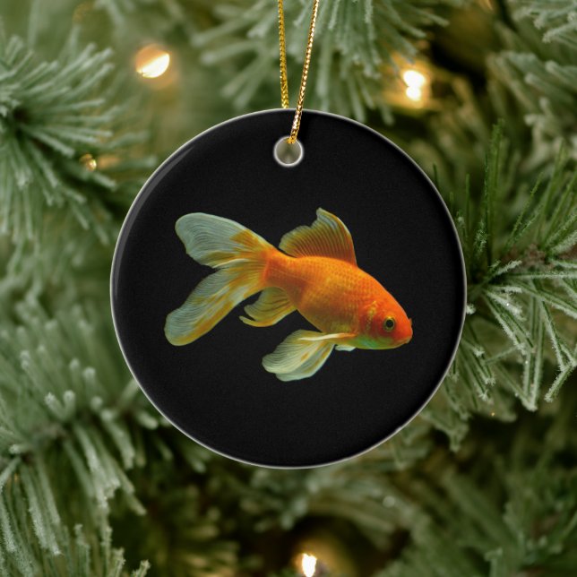 Ornamento navideño de Fancy Goldfish (Árbol)