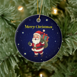 Ornamento navideño de Feliz