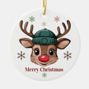 Ornamento navideño de Feliz