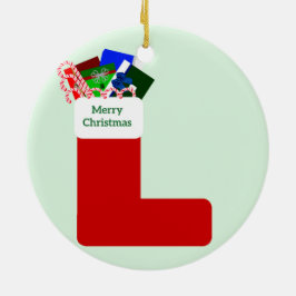 Ornamento navideño de Feliz