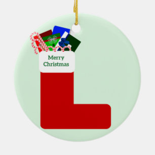 Ornamento navideño de Feliz