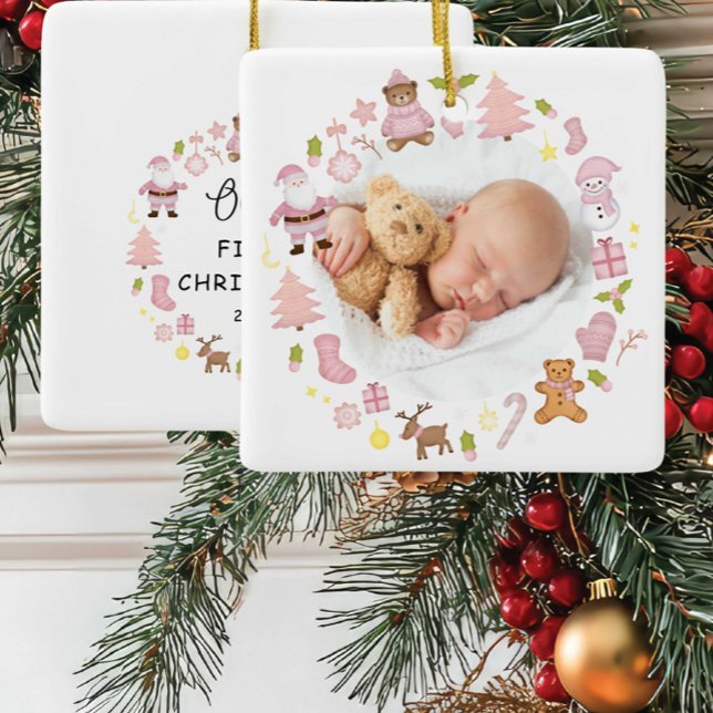 Ornamento navideño de festividad de Wreath (Subido por el creador)