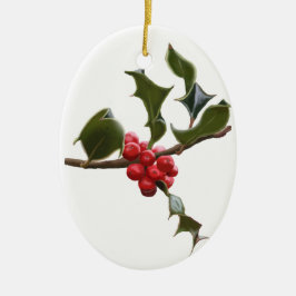 Ornamento navideño de Holly Berries