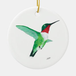 Ornamento navideño de Hummingbird