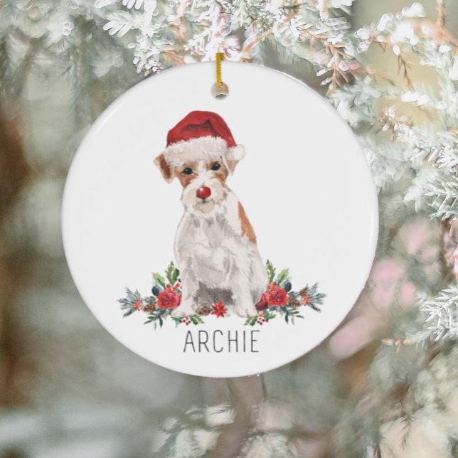 Ornamento navideño de Jack Russell Personalizado (Subido por el creador)