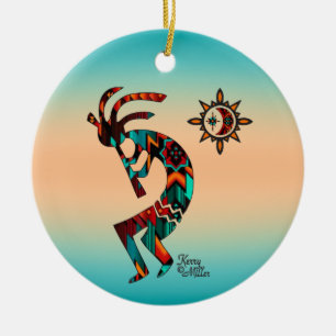 Ornamento navideño de Kokopelli