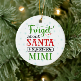 Ornamento navideño de la abuela MIMI