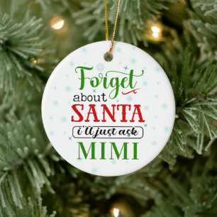 Ornamento navideño de la abuela MIMI