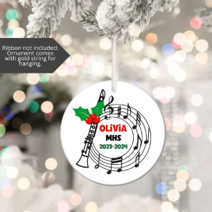 Ornamento navideño de la banda Clarinet