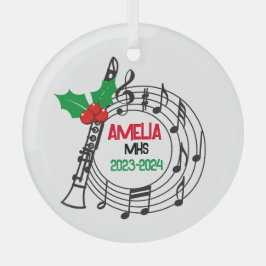 Ornamento navideño de la banda Clarinet
