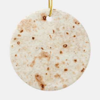 Ornamento navideño de la concha de tortilla