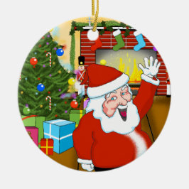 Ornamento navideño de la escena de los navidades