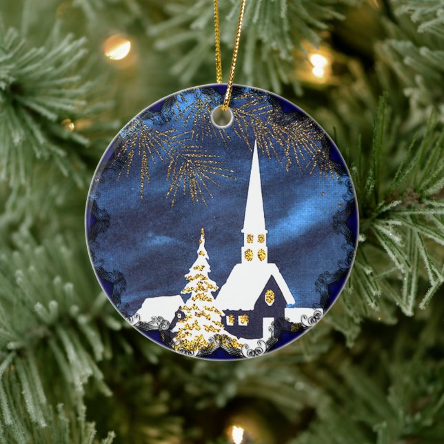 Ornamento navideño de la Iglesia de las Nieves (Árbol)