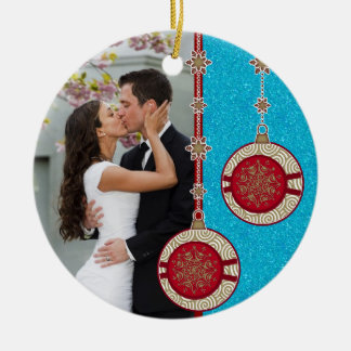 Ornamento navideño de la primera Navidad juntos