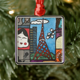 Ornamento navideño de la Torre de Tokio
