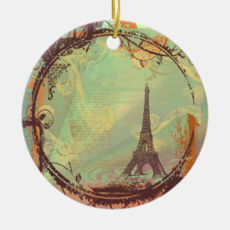 Ornamento navideño de la Torre Eiffel