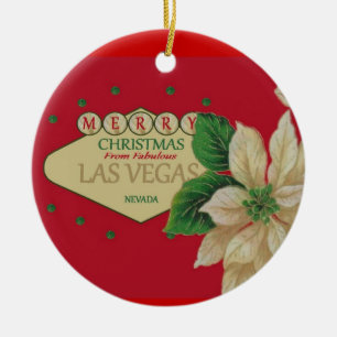 Ornamento navideño de Las Vegas