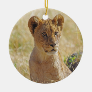 Ornamento navideño de Lion Cub