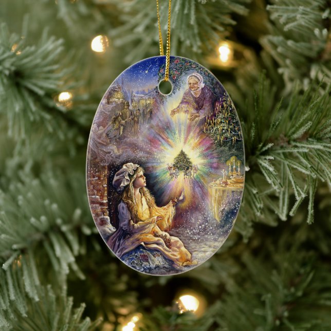 Ornamento navideño de Little Match Chica (Árbol)